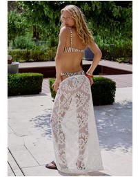 Subtitled - Riza Lace Maxi Skirt