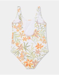 Roxy - Girls 8 to 16 Floral Horizon One Piece Swimsuit