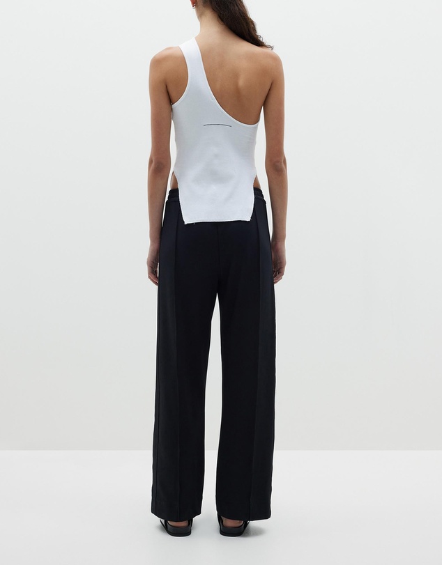 Bassike - twill pinstitch detail pant