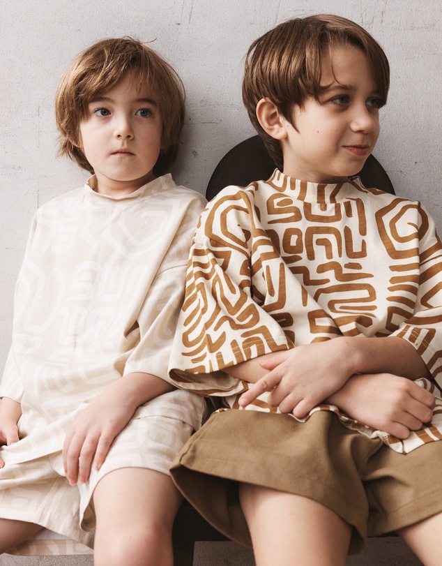 Alfred - Alice Tee | Cream & Chocolate