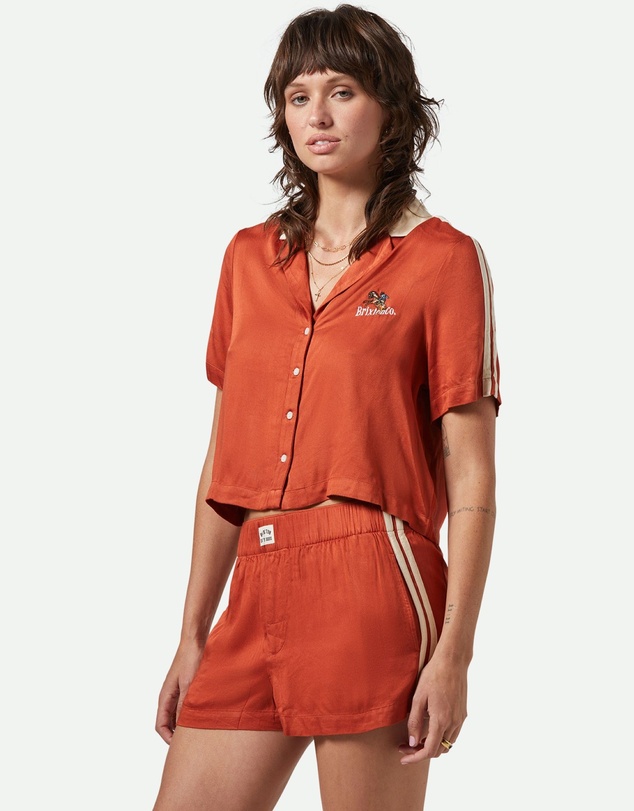 Brixton - Silky Short Sleeve Bowling Button Down
