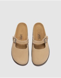 EVERAU - Australian Shepherd Ugg Brikon Cow Suede Upper Loafer Oxfords Flats