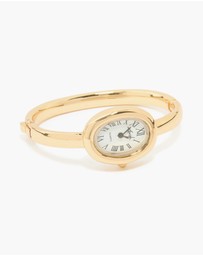 Lovisa - Gold Oval Bangle Watch