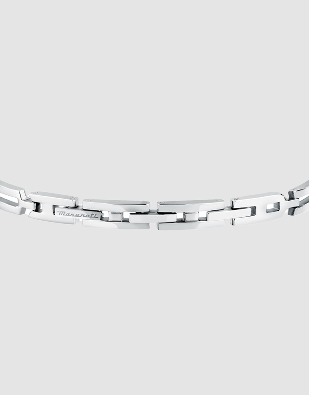 Maserati - Maserati Men's Iconic Stainless Steel Gold Logo Bracelet