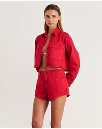 Jag - Nfw Garment Dye Crop Shirt