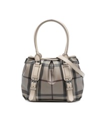 Pre-Loved by Azura Reborn - Pre-Loved Small Smoke Check Coated Canvas Northfield Satchel