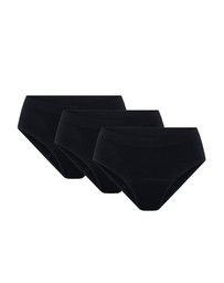 Modibodi - Soft Stretch Seamless Period Underwear Bikini Brief Moderate Absorbency 3 Pack
