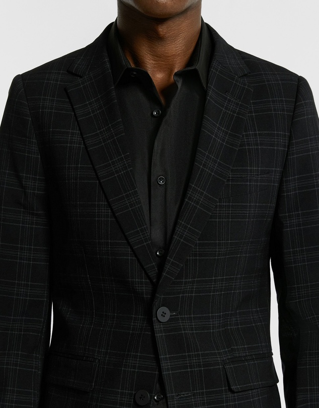 yd. - Alpa Check Stretch Blazer