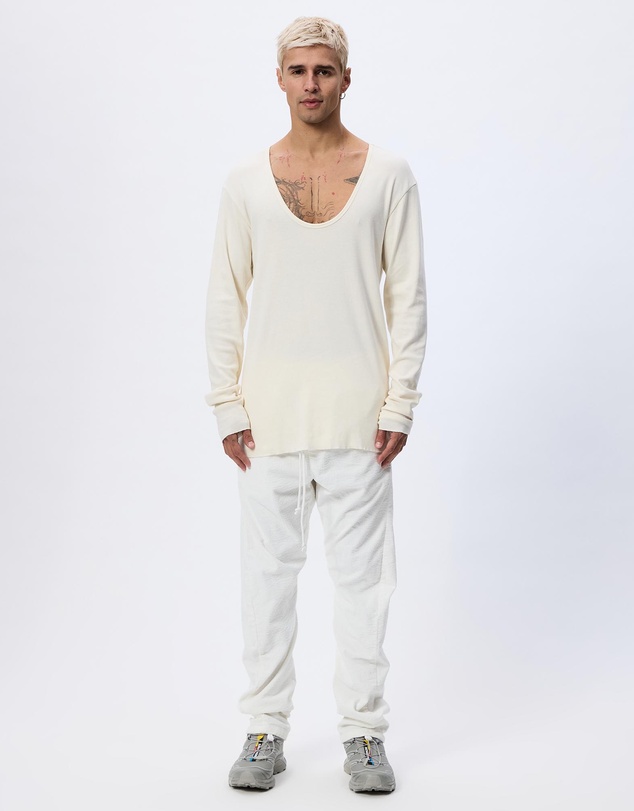 Surrounded By Ghosts - The Aradite Slim Rib Knit Long Sleeve T-Shirt