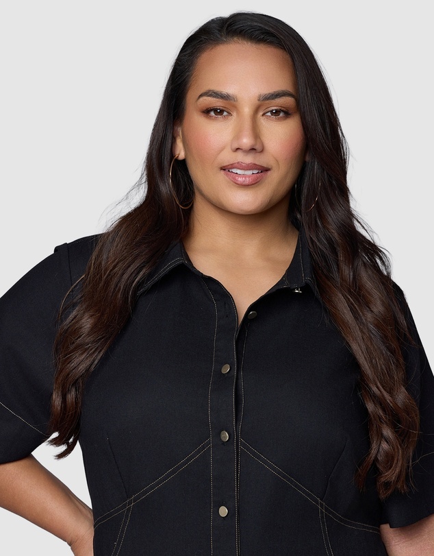 Sunday In The City - No Saints Maxi Shirt Dress