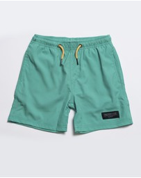 Vacancy Co - Sea Foam Swim Short - Youth