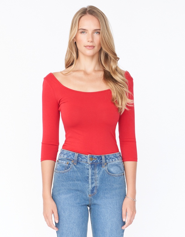 Amelius - Ruby Three Quarter Sleeve Top