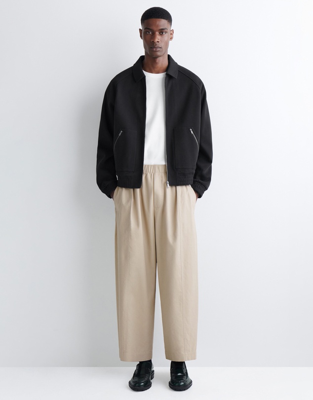 COS - Cotton Cropped Relaxed-Fit Barrel Leg Trousers