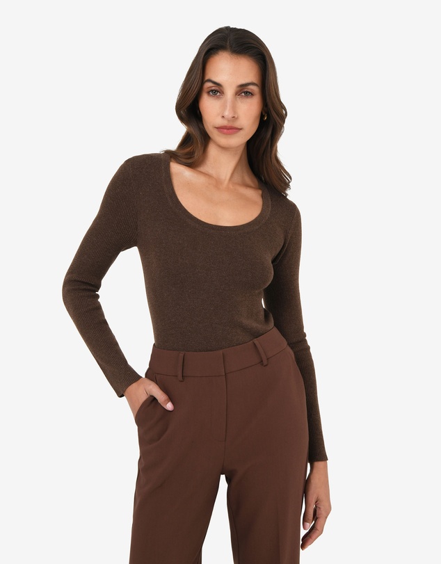 Forcast - Samira Scoop Neck Knit