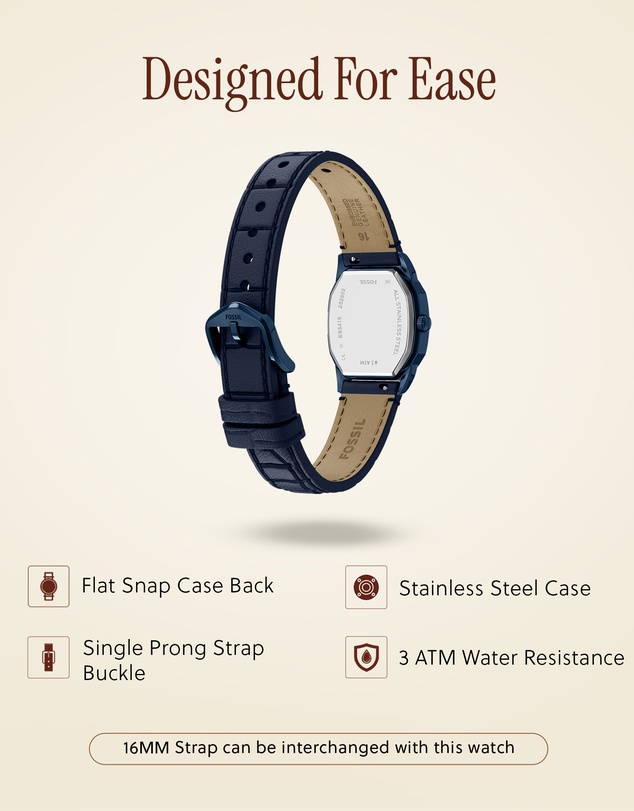 Fossil - Harlow Blue Analogue Watch