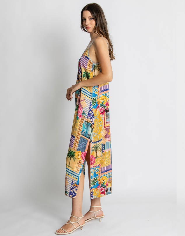 KACHEL - Hailey Slip Maxi Dress