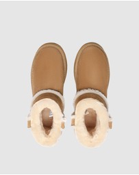 EVERAU - EverAU Ugg Schunck Platform Cow Suede Upper UGG Boots