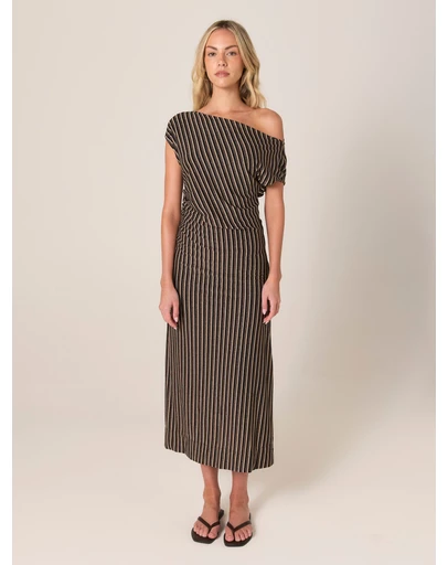 Fate + Becker - Everlyn Metallic Jersey Dress