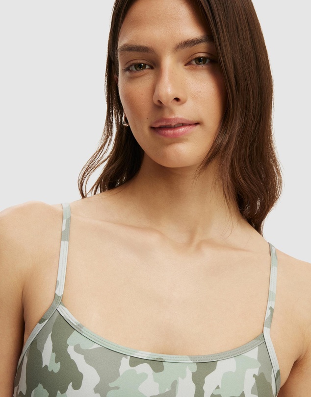 Cotton On Body Active - Ultra Soft Double Strap Back Crop