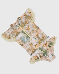 Aqua Blu Kids - Mosaic Short Sleeve One Piece - Kids