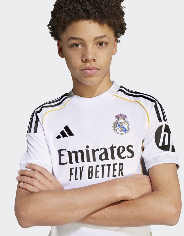 adidas Performance - Real Madrid 25/26 Home Football Jersey Kids