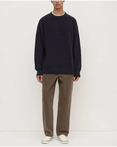 Assembly Label - Carson Cotton Rib Knit Jumper