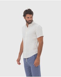 Coast Clothing - Short Sleeve Linen Shirt - Beach