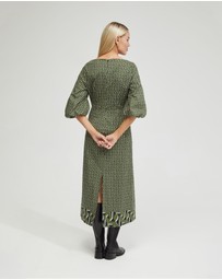 Oxford - Krista Boarder Print Dress