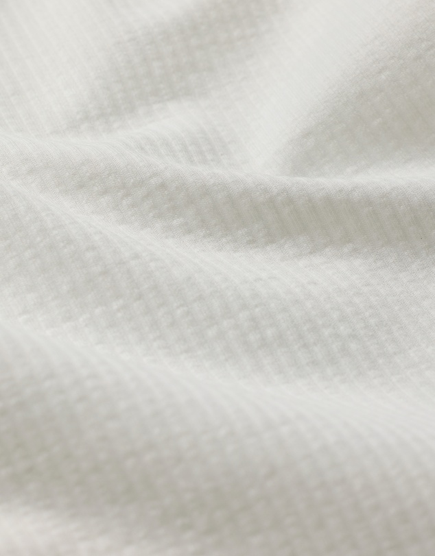 Calibre - Textured Knit Stretch Shirt Off White