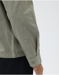 AERE - Boxy Fit Cotton Overshirt