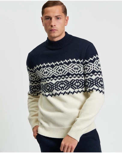 Ben Sherman - Mono Fairisle Crew
