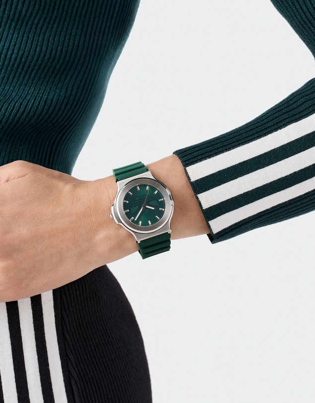 adidas Originals - Expression Three Steel Green Silicone Watch