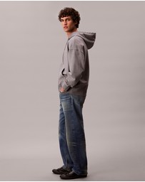Calvin Klein Jeans - Premium Terry Relaxed Zip Hoodie
