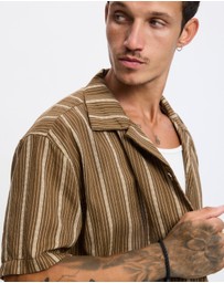 Rhythm - West Winds Stripe SS Shirt