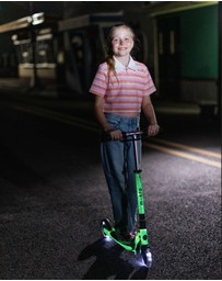 Micro Scooters - Micro Sprite Art Collection 2 Wheel Folding Scooter with LED wheels