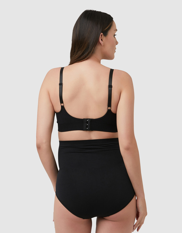 Ripe Maternity - Seamless Pumping & Nursing Bra Black