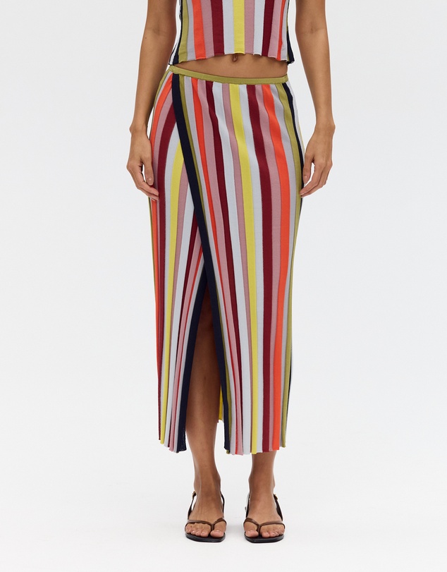 Third Form - Rhythm Knit Wrap Skirt