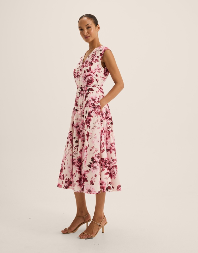 Review - Edie Floral Midi Dress