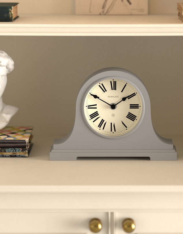 Newgate - Newgate Broadway Mantel Clock-Clockwork Grey