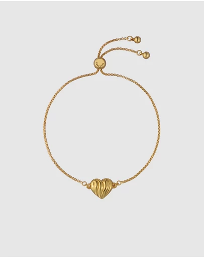 Ted Baker - REGINA: Ripple Heart Adjustable Bracelet