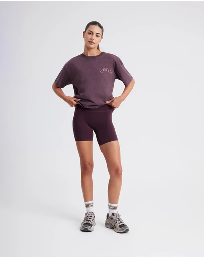 Upstate - Thrive Tee - Washed Merlot