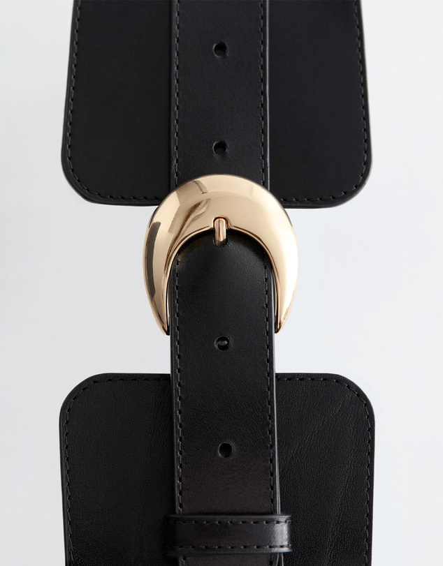 & Other Stories - Wide Leather Waist Belt