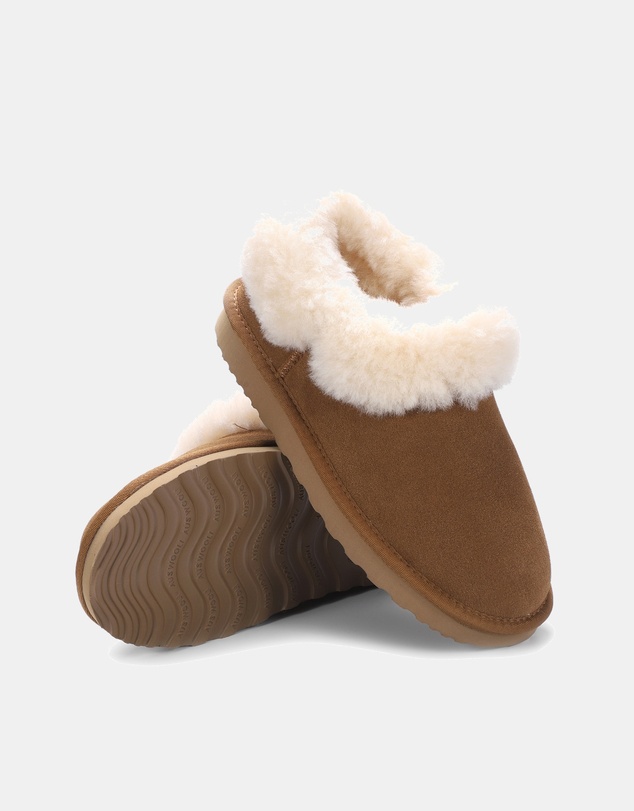 AusWooli Ugg Boots - Coogee Sheepskin Cozy Ankle Slippers