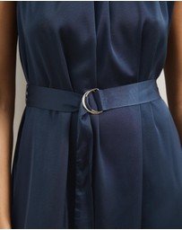 Atmos&Here - Juni Satin Sleeveless Midi Dress