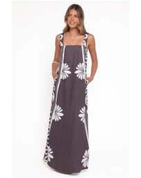 Petal & Pup - Valeria Maxi Dress - Espresso
