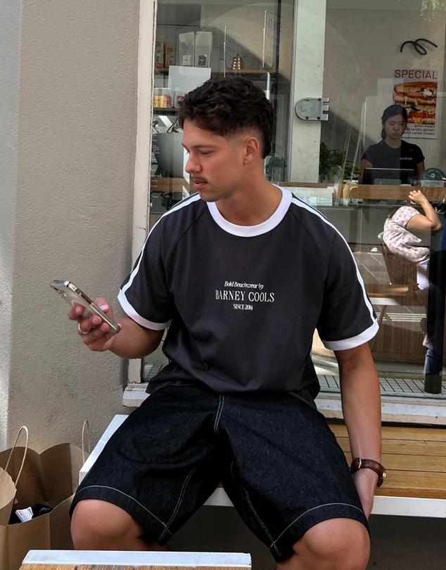 B.Cools - Crop Ringer T-Shirt