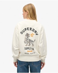 Superdry - Workwear Graphic Loose Crew