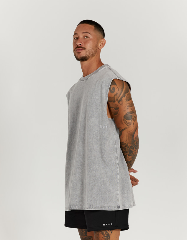 Muscle Republic - Mens Heavy Oversized Tank - Timeless
