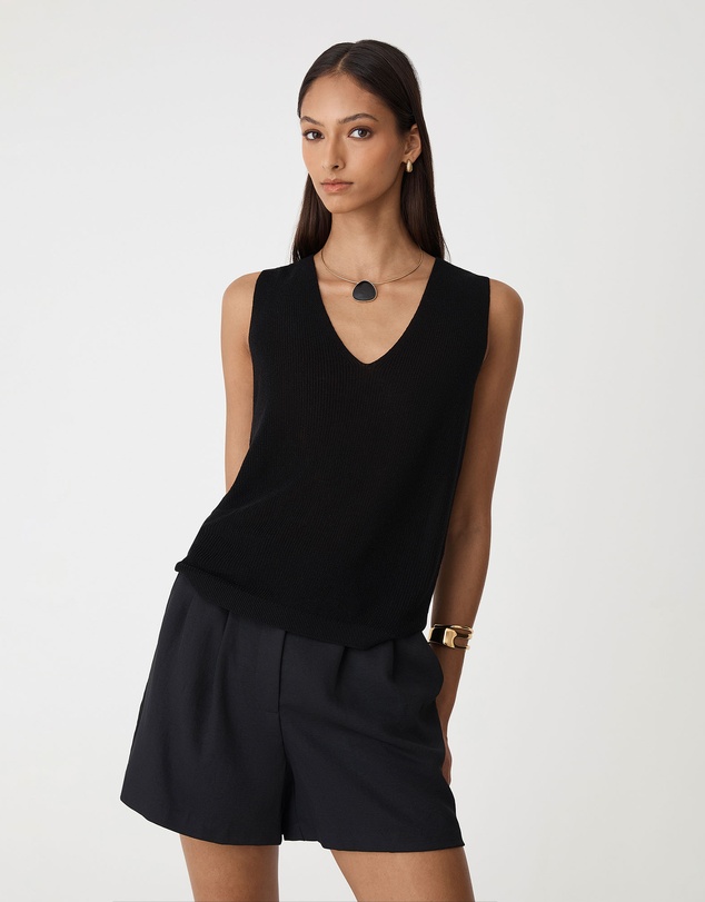 Forcast - Jillian Lyocell Blend Tank