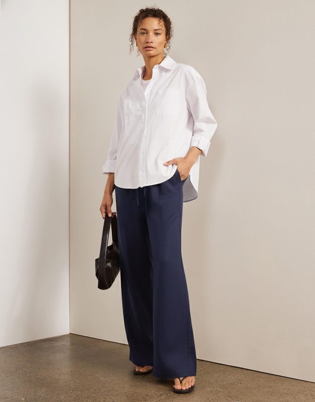 AERE - Marlow Linen Relaxed Pants